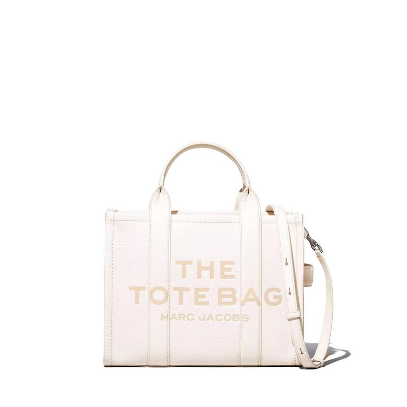 MARC JACOBS The Leather Medium Tote Bag image number 0